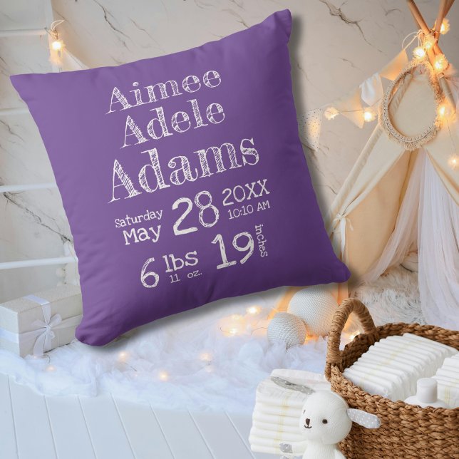 Almofada Simples Moderno Roxo Roxo Escadas de Nascimento Be (Criador carregado)