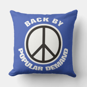 Almofada Simples símbolos - PEACE + suas ideias