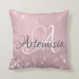 Almofada Sinais de Nome Rosa Rosa Rosa Rosa Rosa Esfarelada