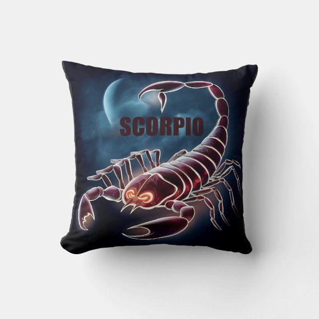 Almofada Sinal de astrologia de Scorpio (Frente)