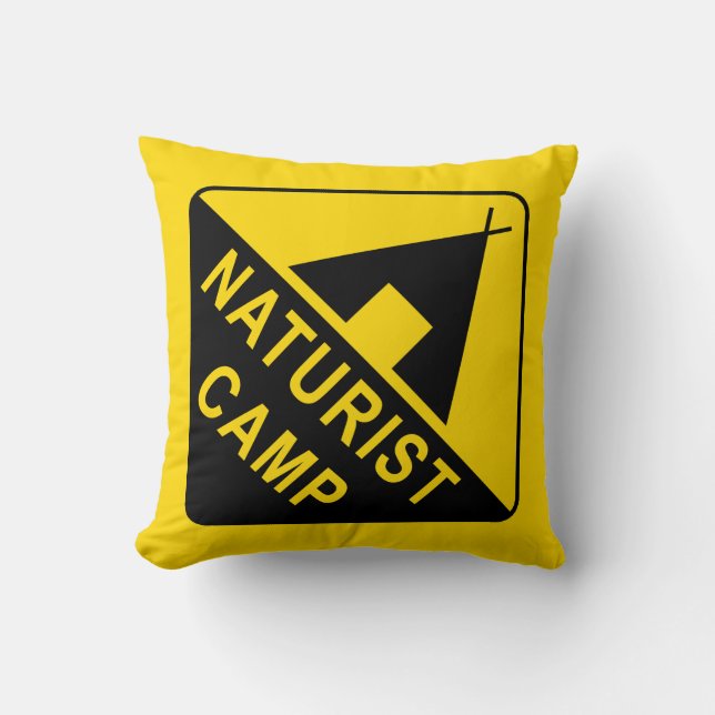 Almofada Sinal de Camp Naturista (Frente)