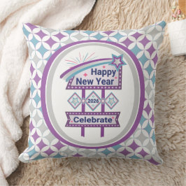 Almofada Sinal de Feliz ano novo Retroativo - Comemorar a M