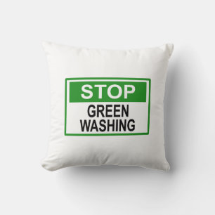 Almofada Sinal de Parar o Greenwashing