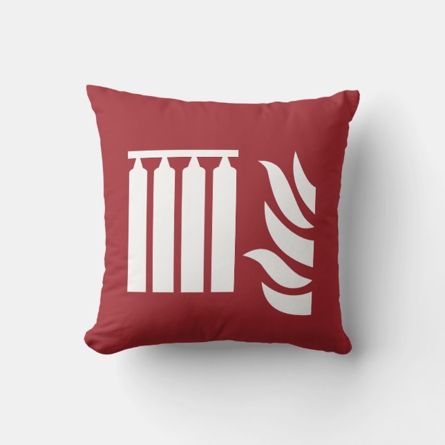 Almofada Sinal de segurança da bateria de extinção de incên (Frente)