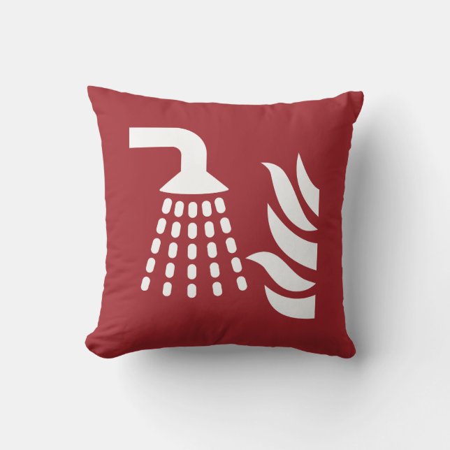 Almofada Sinal de Segurança do Aplicador de Nevoeiro da Águ (Frente)