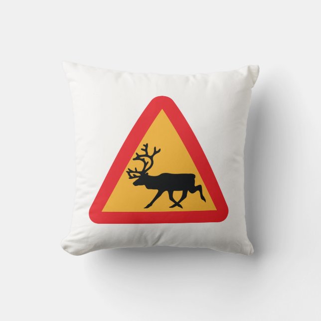 Almofada Sinal de Tráfego Sueco com Reforço de Precaução (Frente)