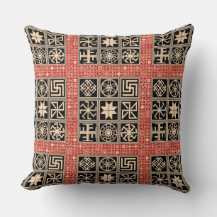 Almofada Sinal eslavo de muletas Travesseiro decorativo II
