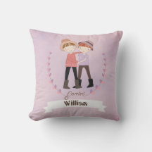 Sinal Zodíaco Gemini Boy Adicionar Um Travesseiro 