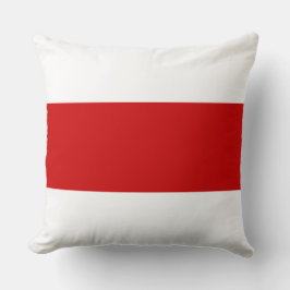 Almofada Sinalizador da Bielorrússia (Vermelho e Branco)