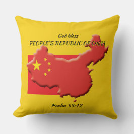 Almofada SINALIZADOR de CHINA Amarelo Personalizado