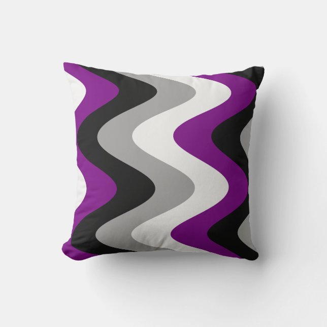 Almofada Sinalizador de Orgulho Asexual (Frente)