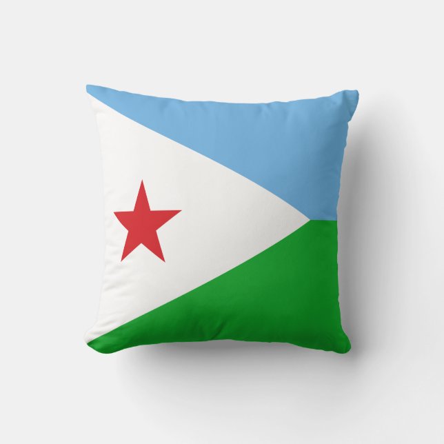 Almofada Sinalizador Djibouti (Frente)