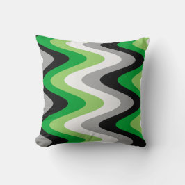 Almofada Sinalizador do Orgulho Aromântico