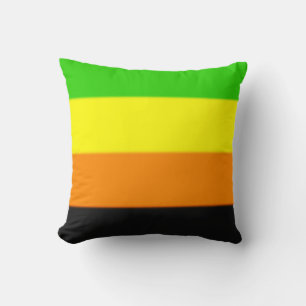 Almofada Sinalizador do Orgulho Aromântico de Queda