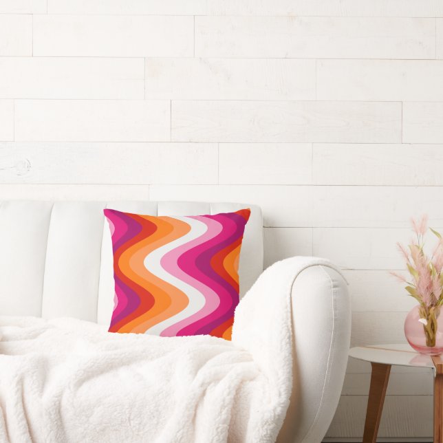 Almofada Sinalizador do Orgulho Lésbico (Sofá)