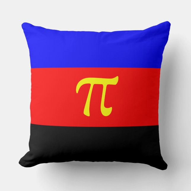 Almofada Sinalizador do Orgulho Polimário (Frente)