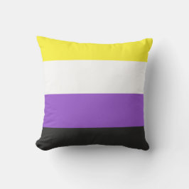Almofada Sinalizador Enby (Orgulho Não-Binário)
