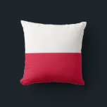 Almofada Sinalizador Polônia<br><div class="desc">Bandeira patriótica de Polônia.</div>