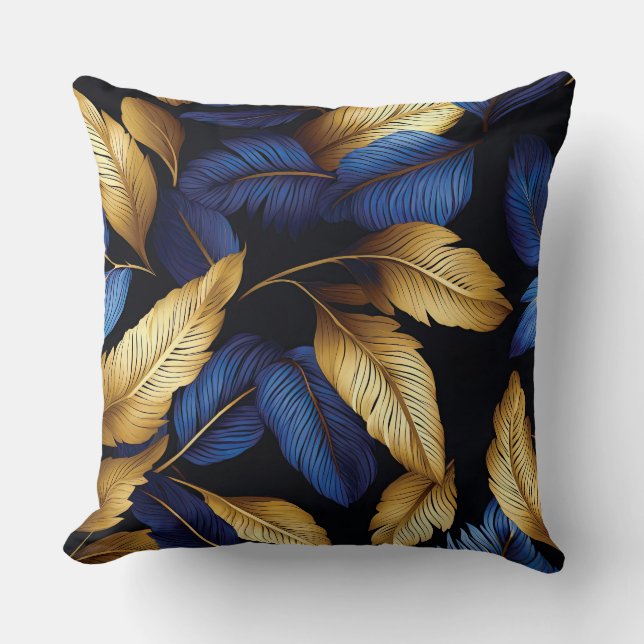 Almofada Sinfonia Botânica Sapphire Starlit (Frente)