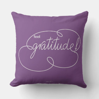 Almofada Sinta GRATITUDE - Nuvens Negrito - W