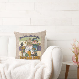 Almofada sistema de abóbora fofo Queda Sazonal