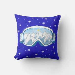 Almofada Ski Goggles Snowflake Dance