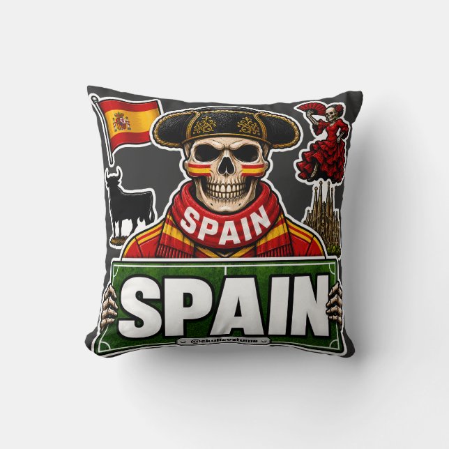 Almofada SkullCostume Edicion Mundial: España (Frente)