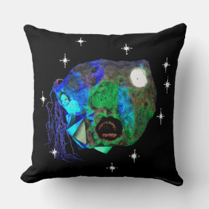 Almofada Skwot Acima do Mestre Asteroidhead com Alienígena 