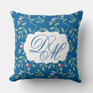 Almofada Skydiver Blue Wedding Keepsake Throw Pillow
