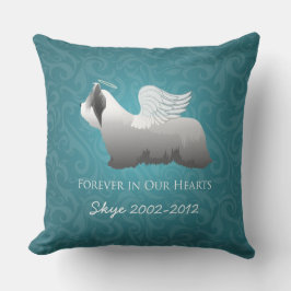 Almofada Skye Terrier Angel Design