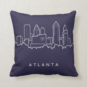 Almofada Skyline de Atlanta