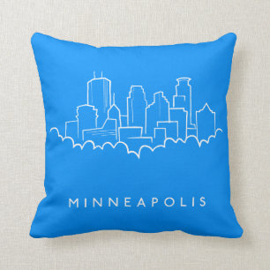 Almofada Skyline de Minneapolis, Minnesota