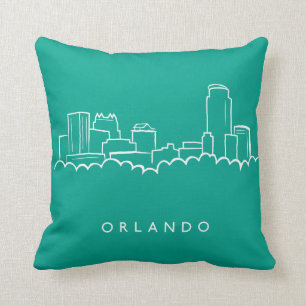 Almofada Skyline de Orlando Florida