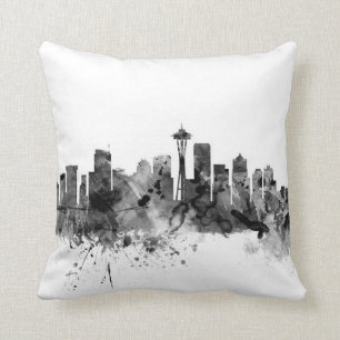 Almofada Skyline de Seattle Washington