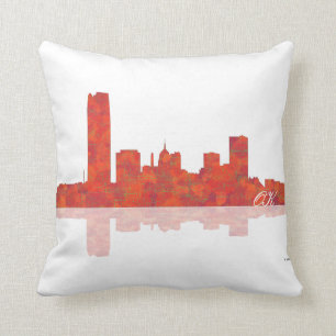 Almofada SKYLINE do OKLAHOMA CITY - travesseiro decorativo