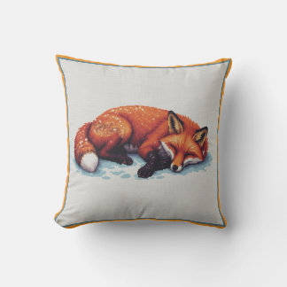 Almofada Sleeping Fox Throw Pillow