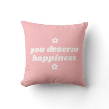 Slogan de Felicidade Retrópica Cor-de-Rosa Cor-de-