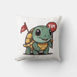 Almofada Slow Progress Is Still Progress – Cute Kawaii Turt