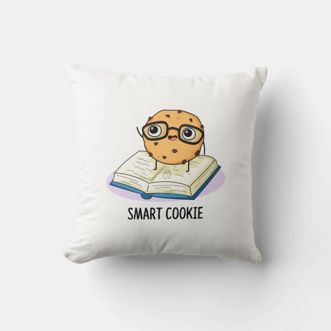 Almofada Smart Cookie Funny Snack Pun (Frente)