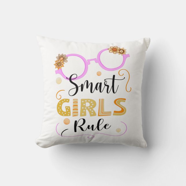 Almofada Smart Girls Rule (Frente)
