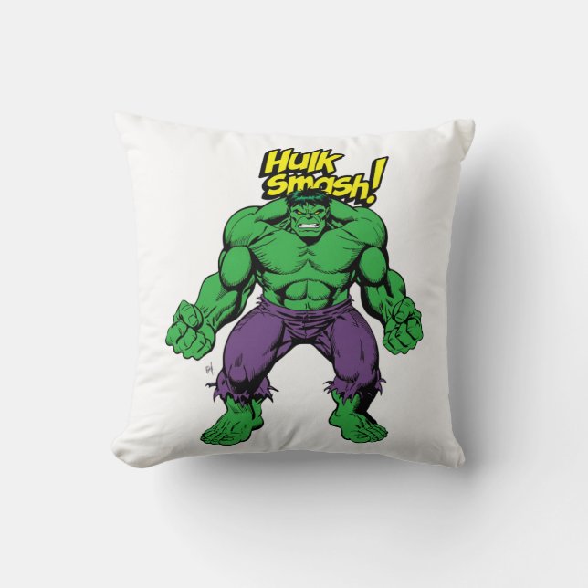 Almofada SMASH! Força Irresistível Poder da Raiva Design (Frente)