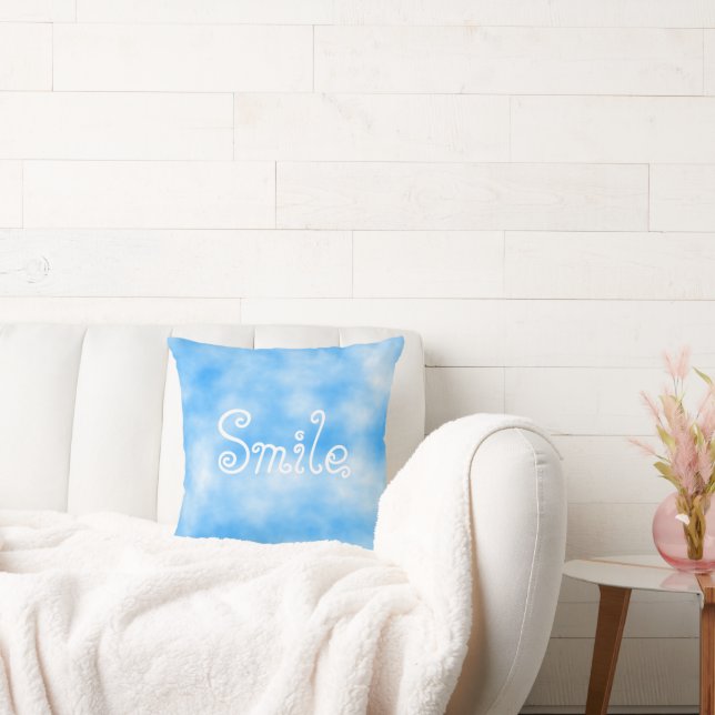 Almofada Smile-Throw Pillow (Sofá)