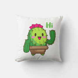 Almofada Smiley Cactus Pillow – Hello Plant Design