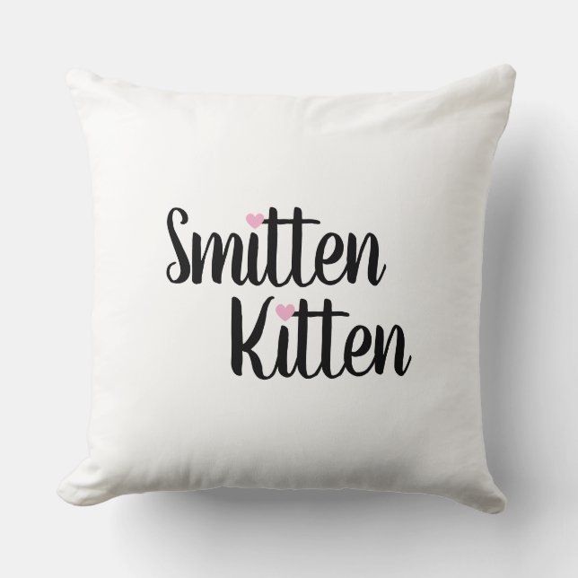 Almofada Smitten Kitten Cute Valentine’s Day (Frente)