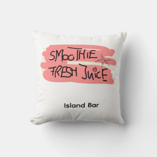 Almofada Smoothie juice sympathisches Bar Schild T-Shirt