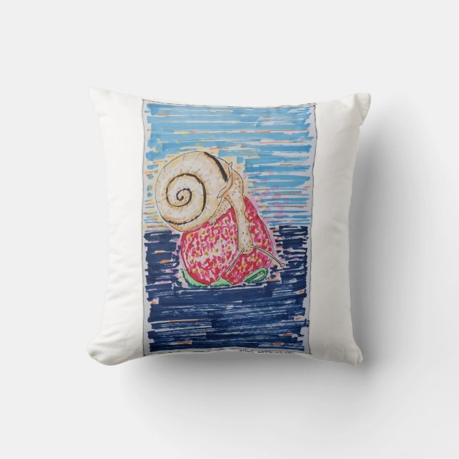 Almofada Snail on the Strawberry (Frente)