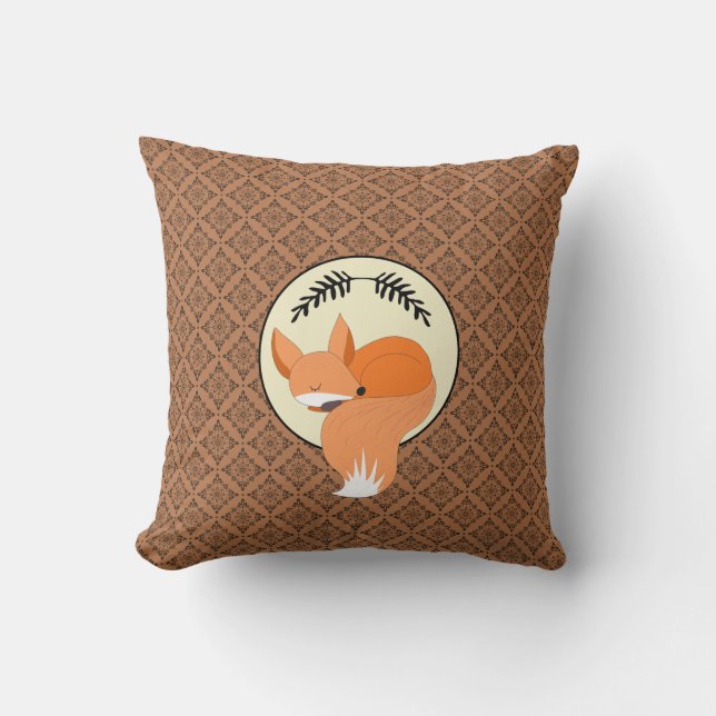Almofada Snoozing Fox Woodland (Frente)
