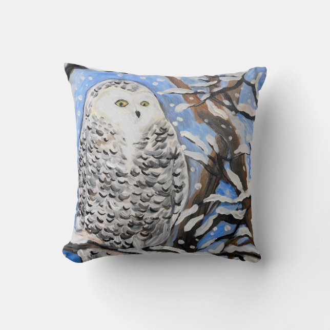Almofada Snow Owl (Frente)