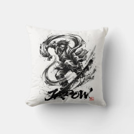 Almofada Snowboard Brush Art - Snowboarder Fujin God