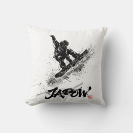 Almofada Snowboard Brush Art - Snowboarder Grab